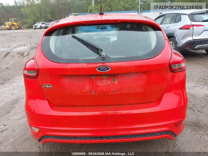2016 FORD FOCUS VIN 1FADP3K27GL334506 — фото 16