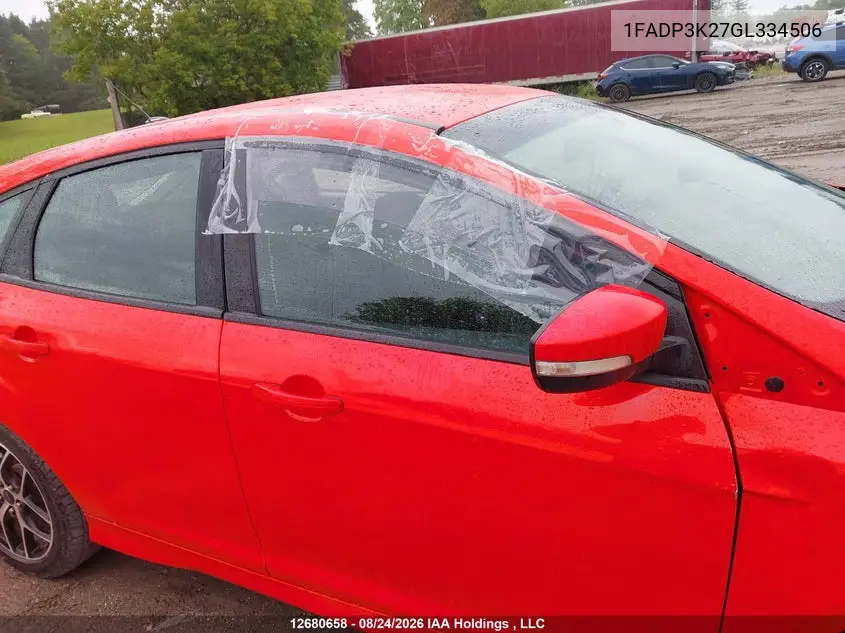 2016 FORD FOCUS VIN 1FADP3K27GL334506 — фото 19