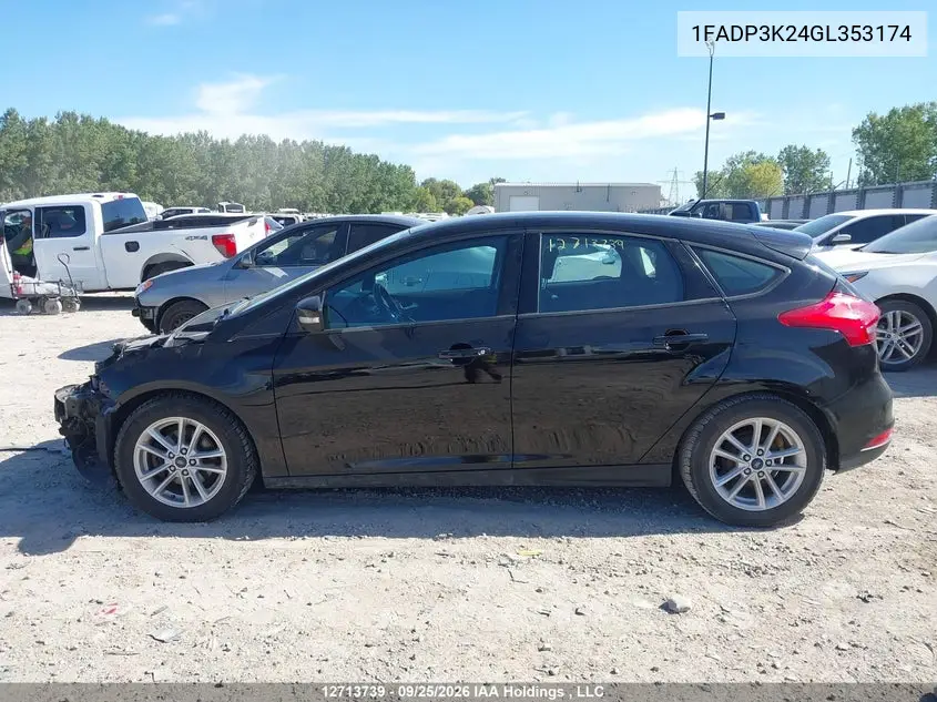 2016 FORD FOCUS VIN 1FADP3K24GL353174 — фото 15
