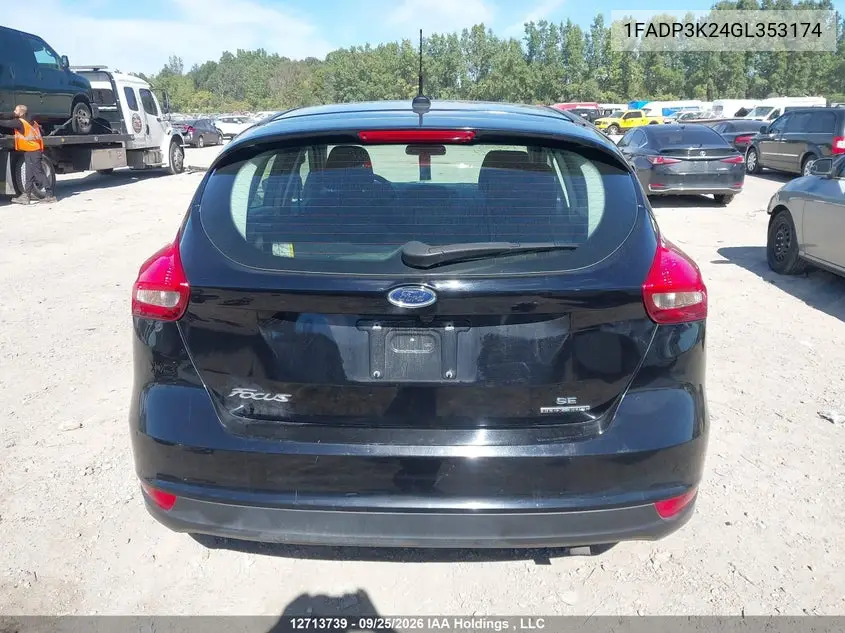 2016 FORD FOCUS VIN 1FADP3K24GL353174 — фото 17
