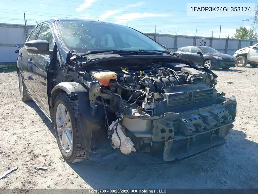 2016 FORD FOCUS VIN 1FADP3K24GL353174 — фото 20