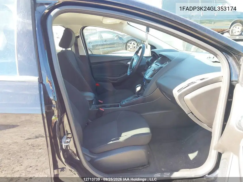 2016 FORD FOCUS VIN 1FADP3K24GL353174 — фото 5
