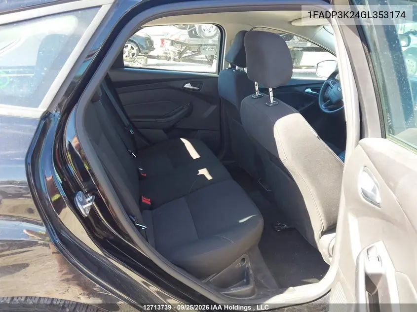 2016 FORD FOCUS VIN 1FADP3K24GL353174 — фото 8