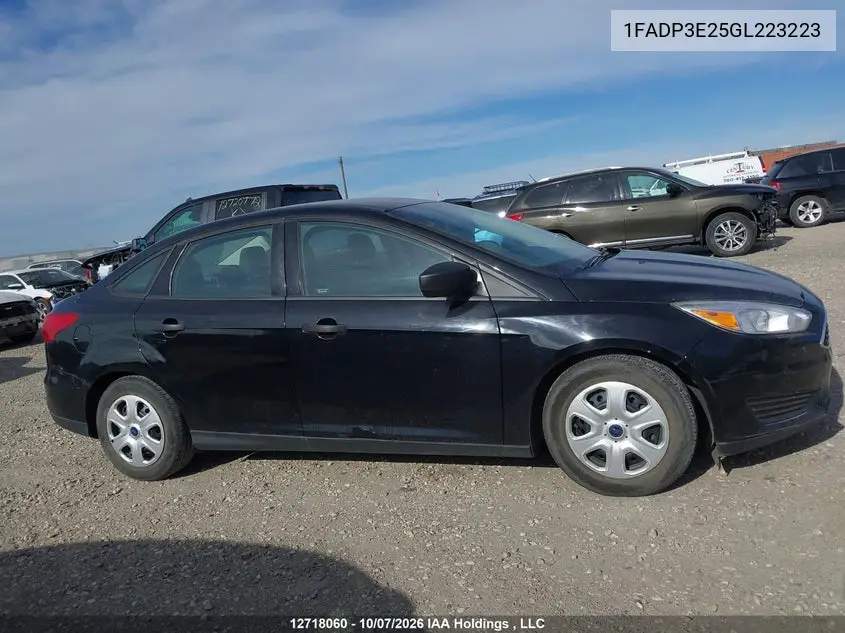 2016 FORD FOCUS VIN 1FADP3E25GL223223 — фото 13