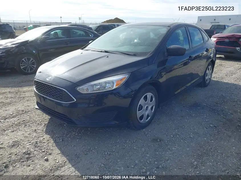 2016 FORD FOCUS VIN 1FADP3E25GL223223 — фото 2