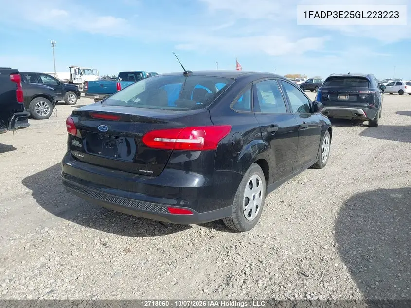 2016 FORD FOCUS VIN 1FADP3E25GL223223 — фото 4