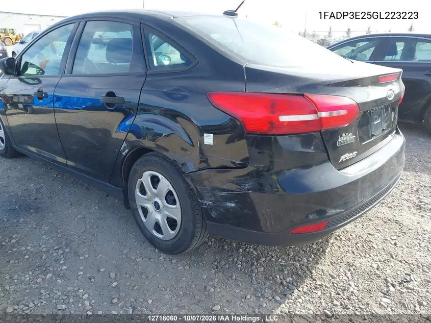 2016 FORD FOCUS VIN 1FADP3E25GL223223 — фото 6