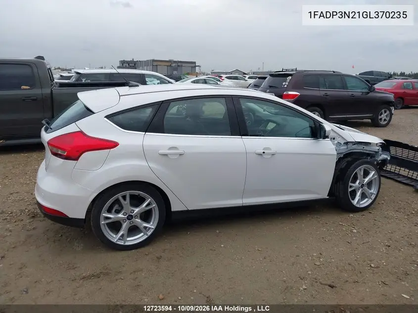 2016 FORD FOCUS VIN 1FADP3N21GL370235 — фото 14
