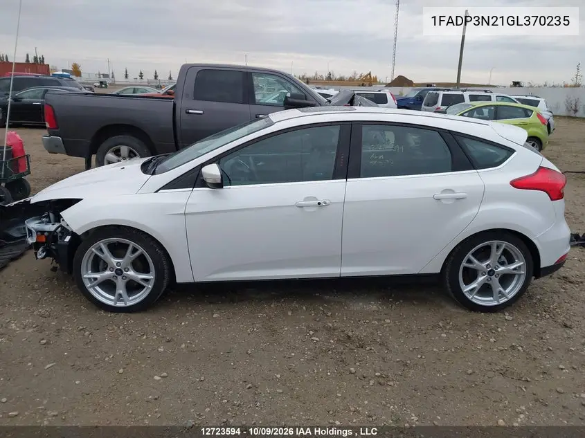 2016 FORD FOCUS VIN 1FADP3N21GL370235 — фото 15