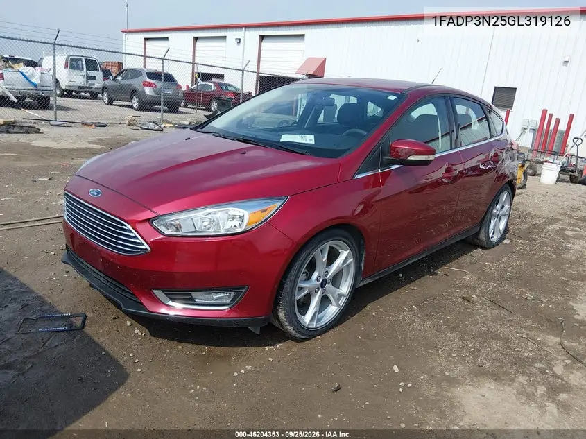 2016 FORD FOCUS VIN 1FADP3N25GL319126 — фото 2