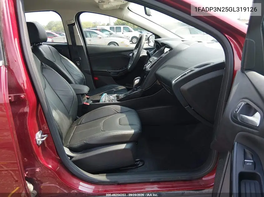 2016 FORD FOCUS VIN 1FADP3N25GL319126 — фото 5