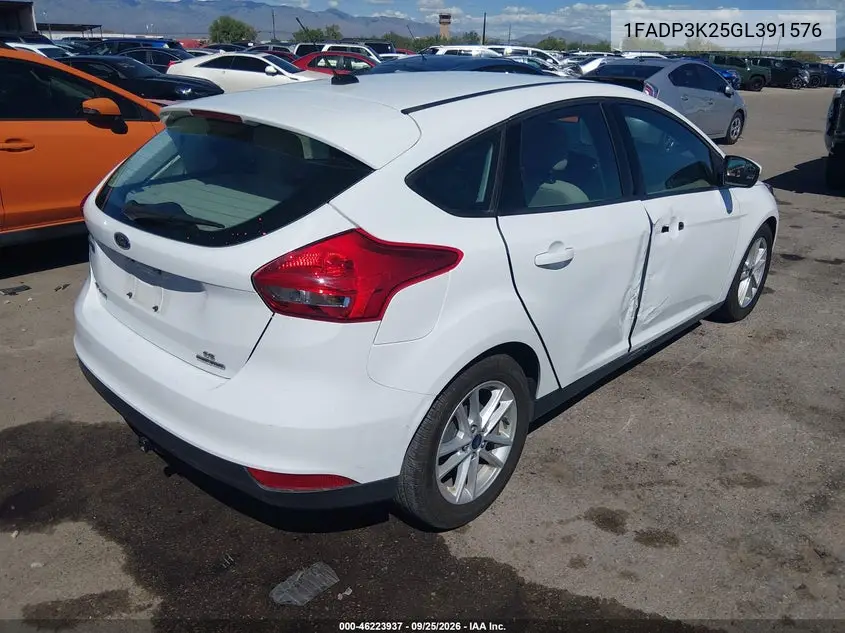 2016 FORD FOCUS VIN 1FADP3K25GL391576 — фото 4