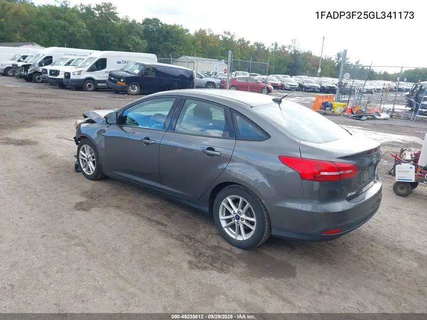 2016 FORD FOCUS VIN 1FADP3F25GL341173 — фото 3