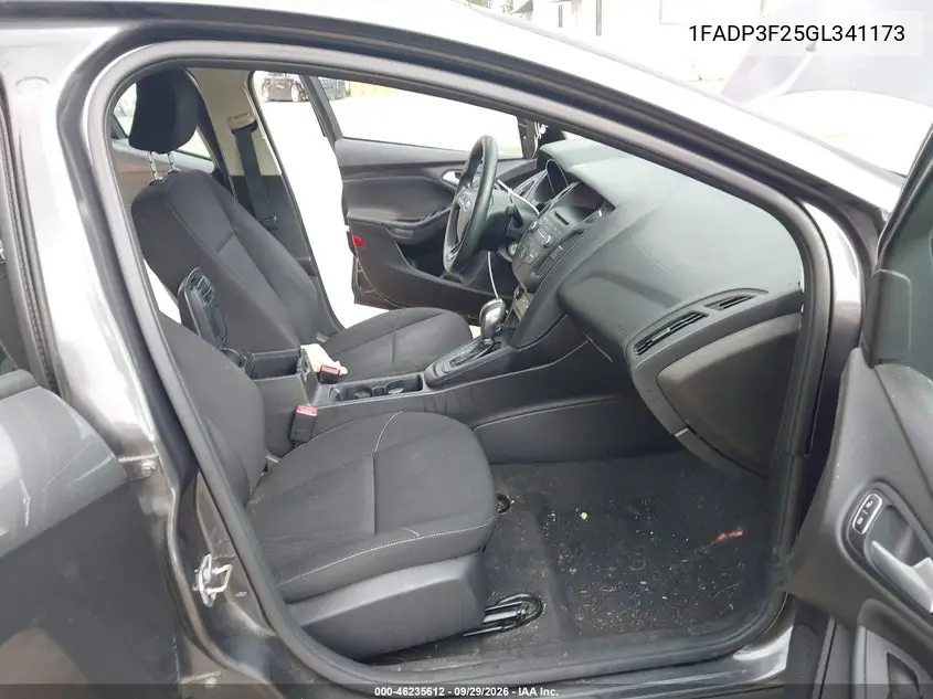 2016 FORD FOCUS VIN 1FADP3F25GL341173 — фото 5