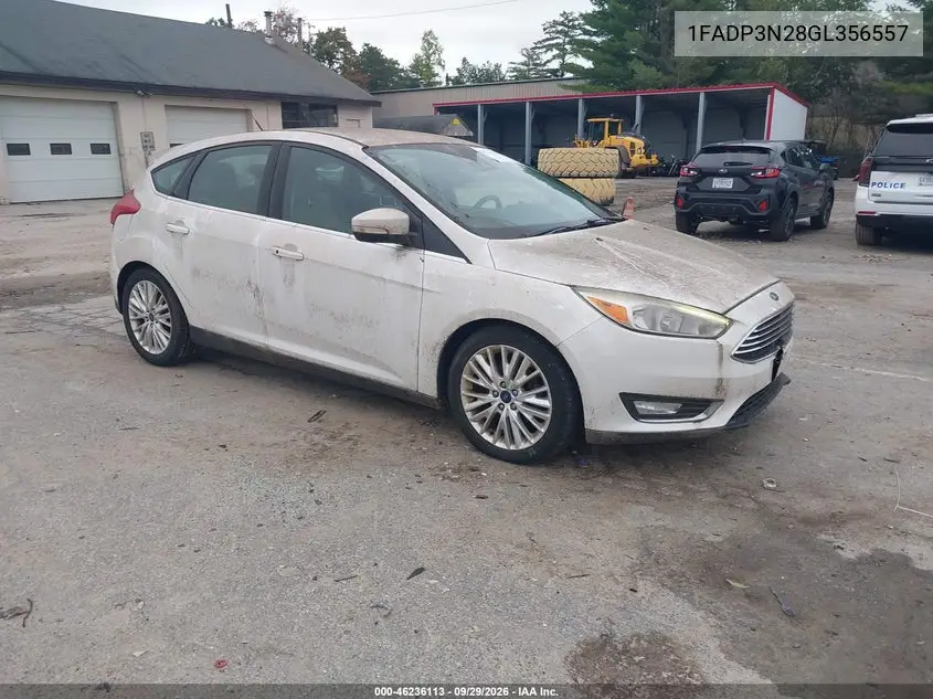 FORD FOCUS 2016, VIN 1FADP3N28GL356557