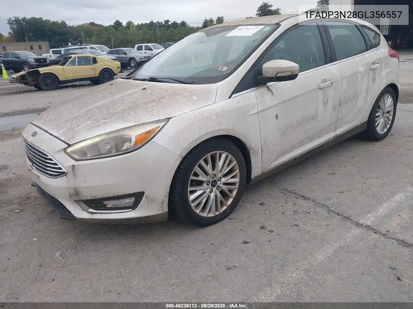 2016 FORD FOCUS VIN 1FADP3N28GL356557 — фото 2