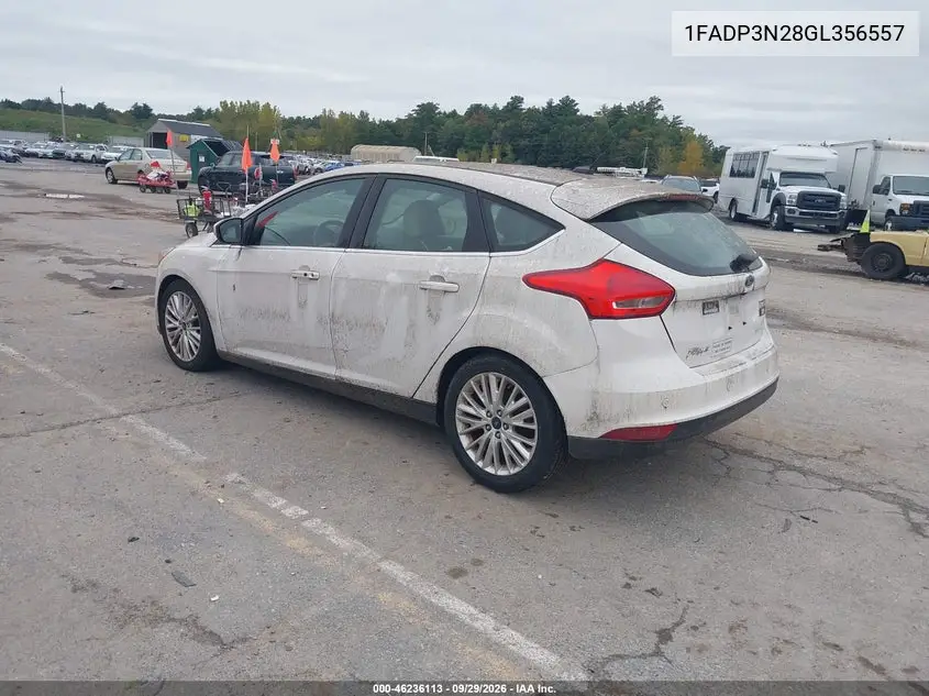 2016 FORD FOCUS VIN 1FADP3N28GL356557 — фото 3