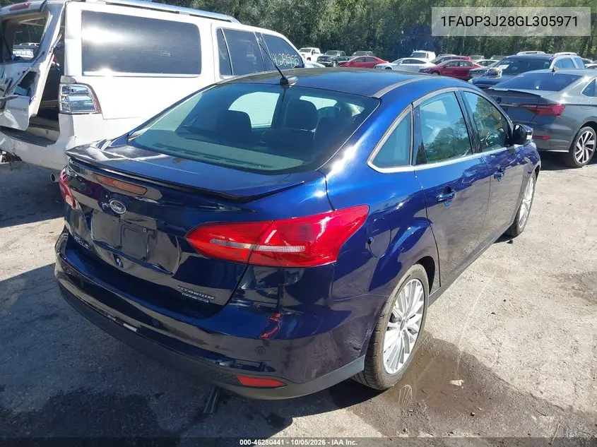 2016 FORD FOCUS VIN 1FADP3J28GL305971 — фото 4