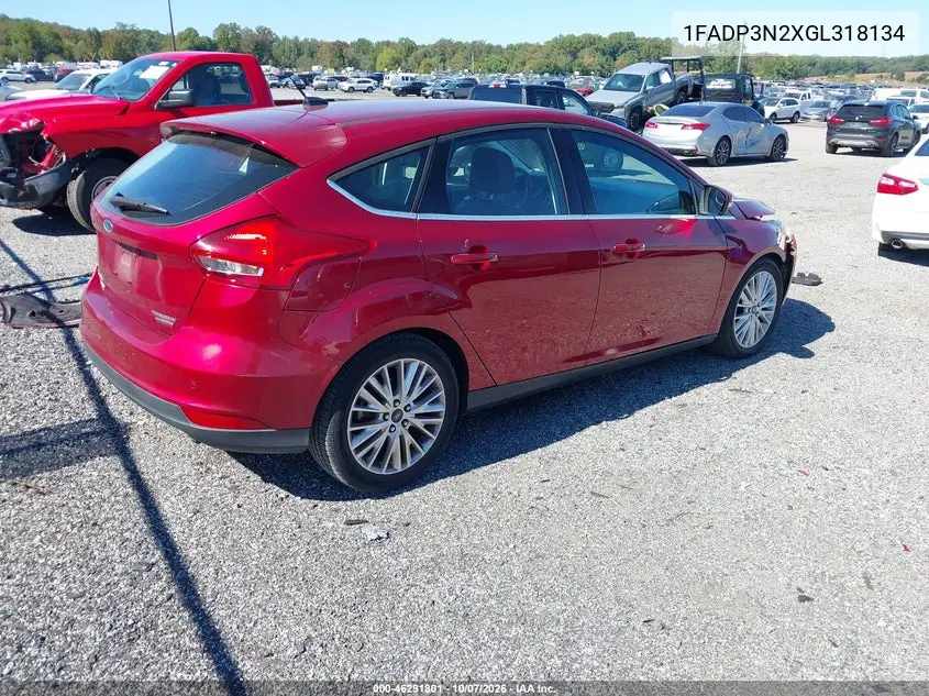 2016 FORD FOCUS VIN 1FADP3N2XGL318134 — фото 4