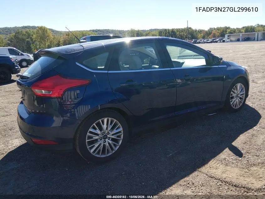 2016 FORD FOCUS VIN 1FADP3N27GL299610 — фото 4