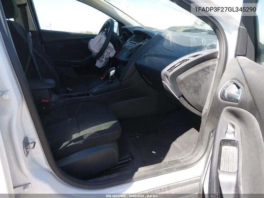 2016 FORD FOCUS VIN 1FADP3F27GL345290 — фото 5
