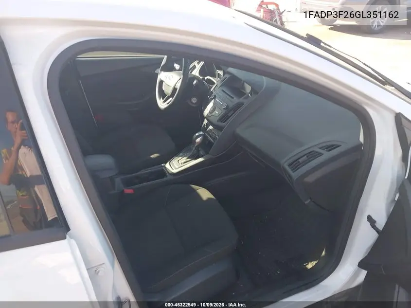 2016 FORD FOCUS VIN 1FADP3F26GL351162 — фото 5