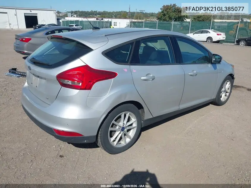 2016 FORD FOCUS VIN 1FADP3K21GL385077 — фото 4