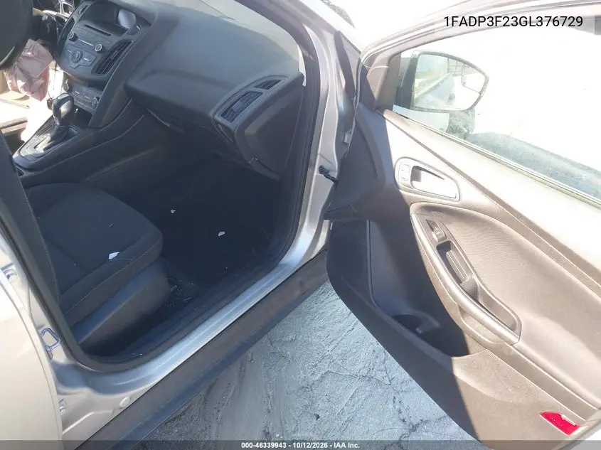 2016 FORD FOCUS VIN 1FADP3F23GL376729 — фото 5