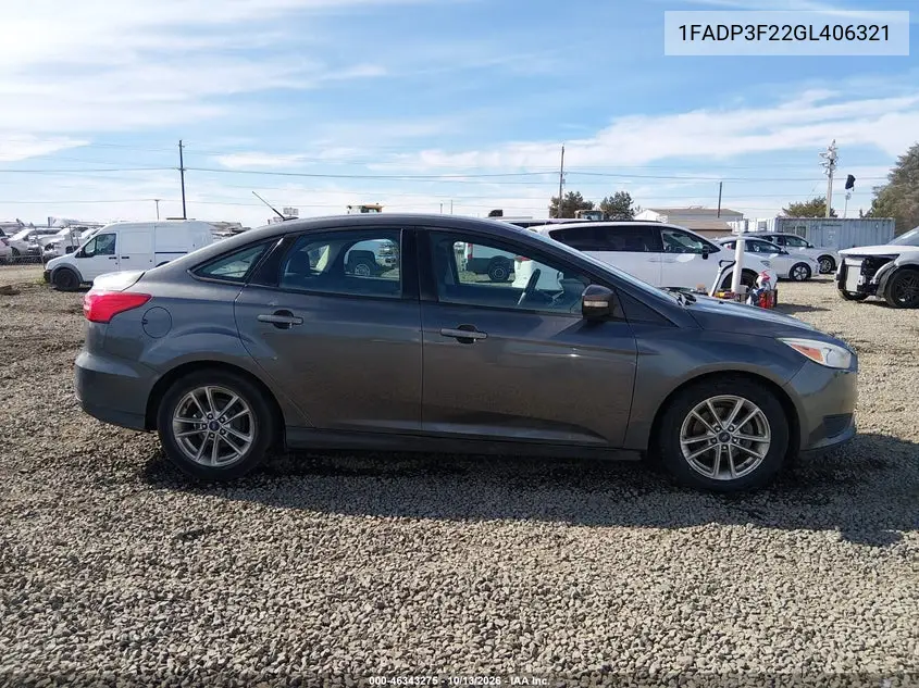2016 FORD FOCUS VIN 1FADP3F22GL406321 — фото 13