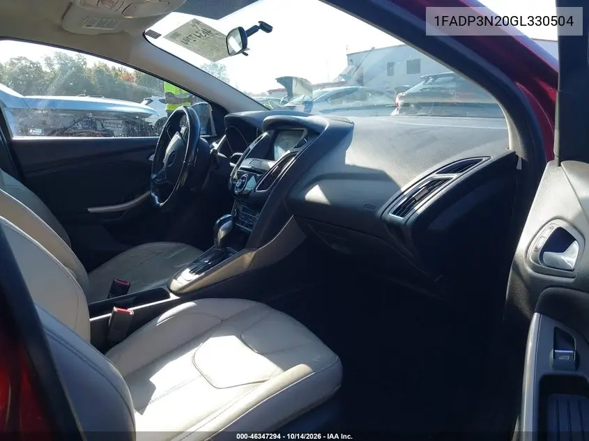 2016 FORD FOCUS VIN 1FADP3N20GL330504 — фото 5