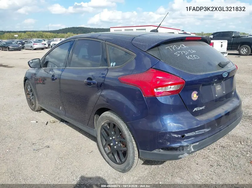 2016 FORD FOCUS VIN 1FADP3K2XGL321832 — фото 3