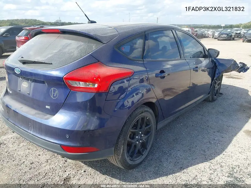 2016 FORD FOCUS VIN 1FADP3K2XGL321832 — фото 4