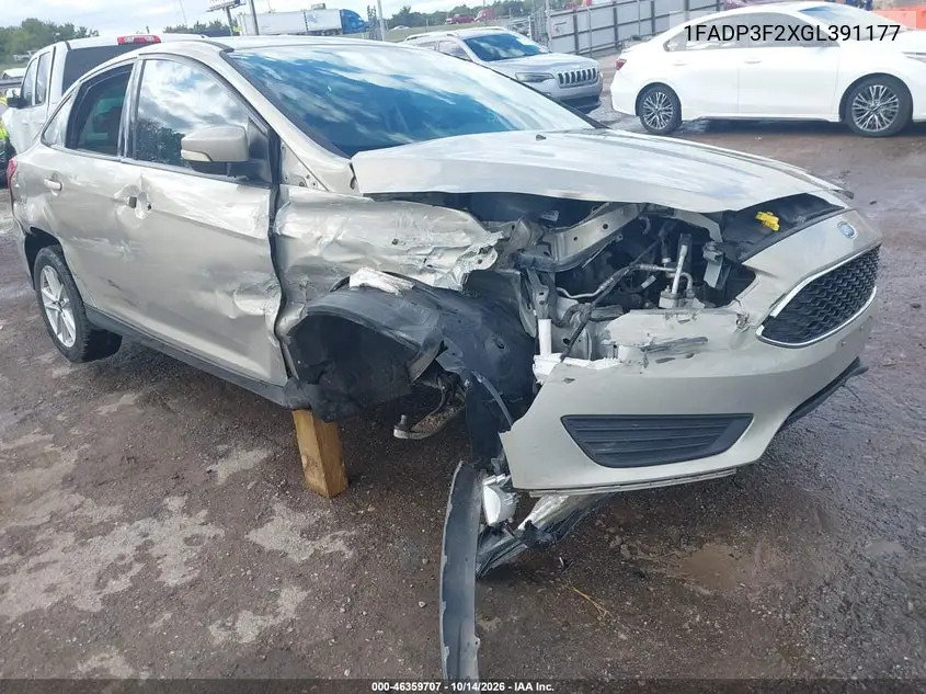 FORD FOCUS 2016, VIN 1FADP3F2XGL391177
