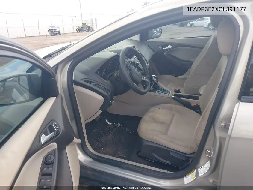 2016 FORD FOCUS VIN 1FADP3F2XGL391177 — фото 5