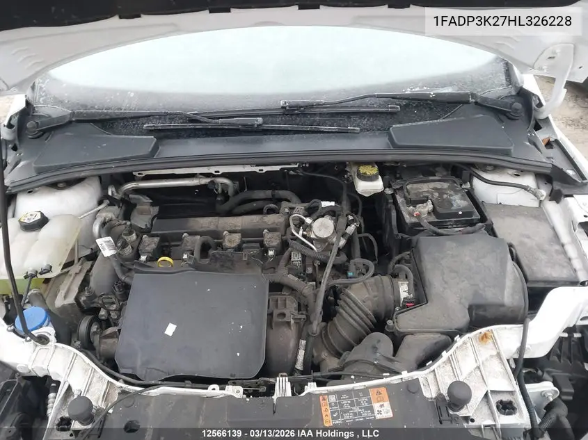 2017 FORD FOCUS VIN 1FADP3K27HL326228 — фото 10
