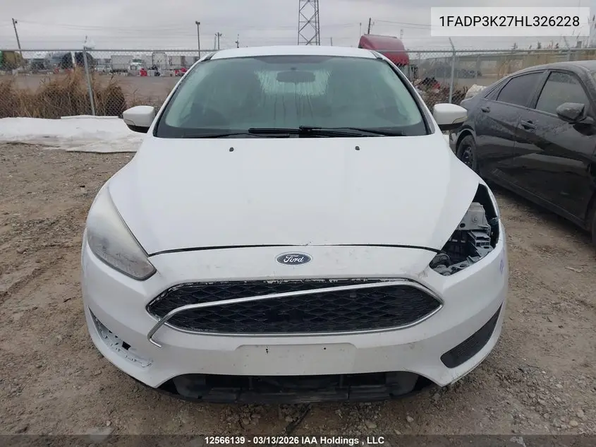 2017 FORD FOCUS VIN 1FADP3K27HL326228 — фото 13