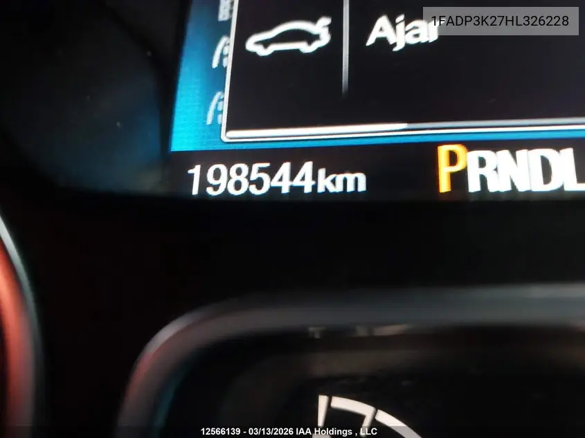 2017 FORD FOCUS VIN 1FADP3K27HL326228 — фото 16