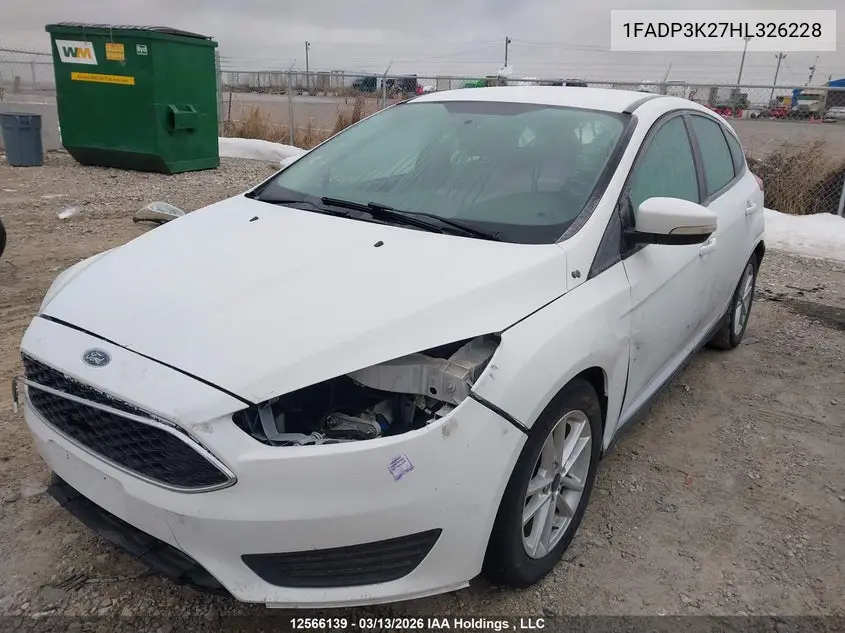 2017 FORD FOCUS VIN 1FADP3K27HL326228 — фото 6