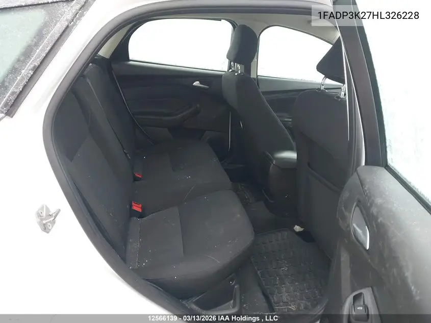 2017 FORD FOCUS VIN 1FADP3K27HL326228 — фото 8