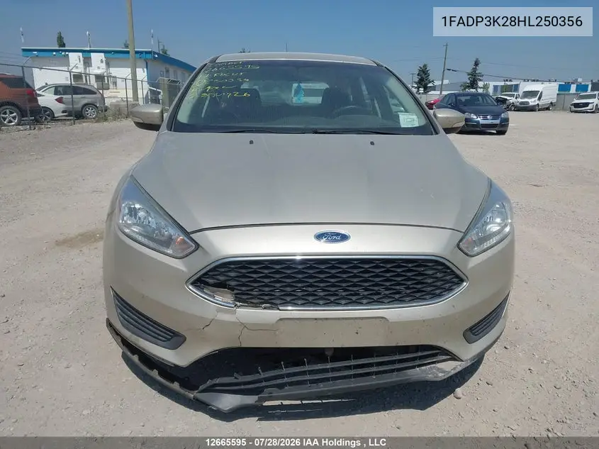 2017 FORD FOCUS VIN 1FADP3K28HL250356 — фото 13