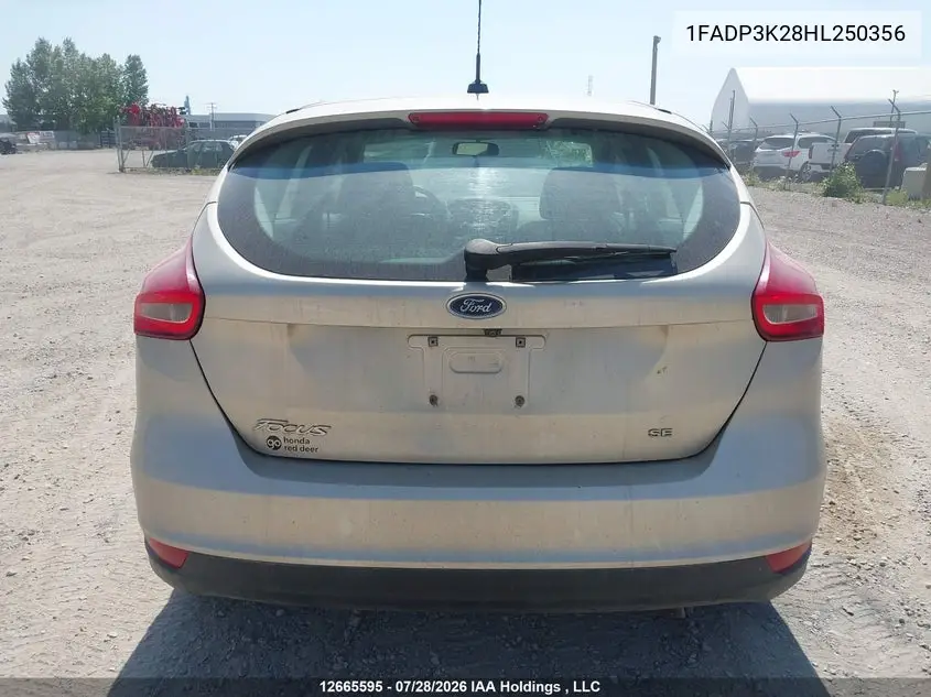 2017 FORD FOCUS VIN 1FADP3K28HL250356 — фото 17