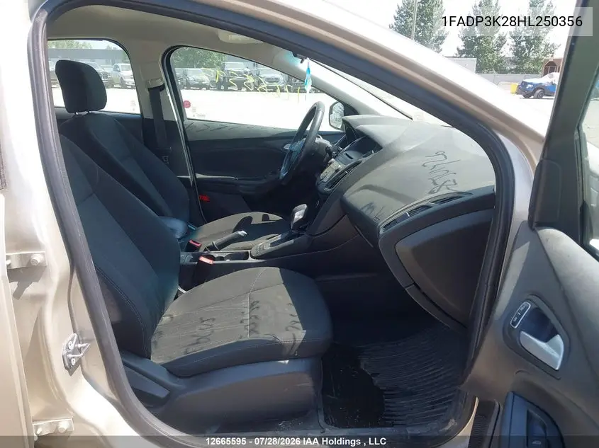 2017 FORD FOCUS VIN 1FADP3K28HL250356 — фото 5