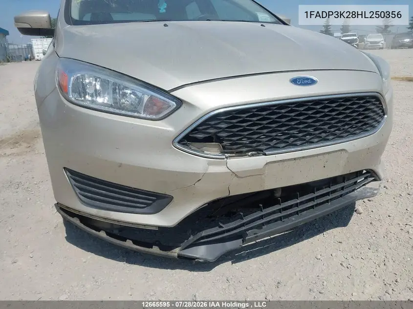 2017 FORD FOCUS VIN 1FADP3K28HL250356 — фото 6