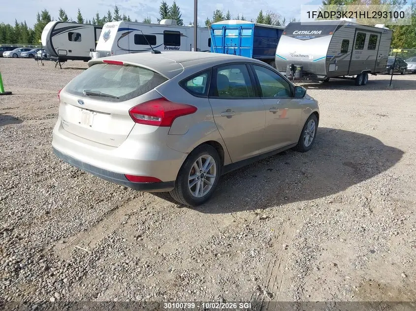 2017 FORD FOCUS VIN 1FADP3K21HL293100 — фото 4