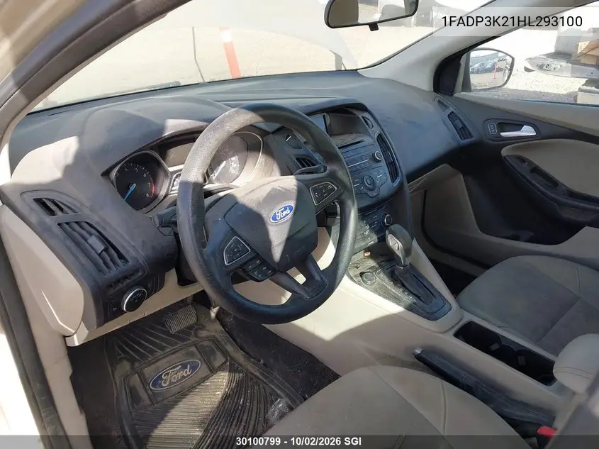 2017 FORD FOCUS VIN 1FADP3K21HL293100 — фото 7