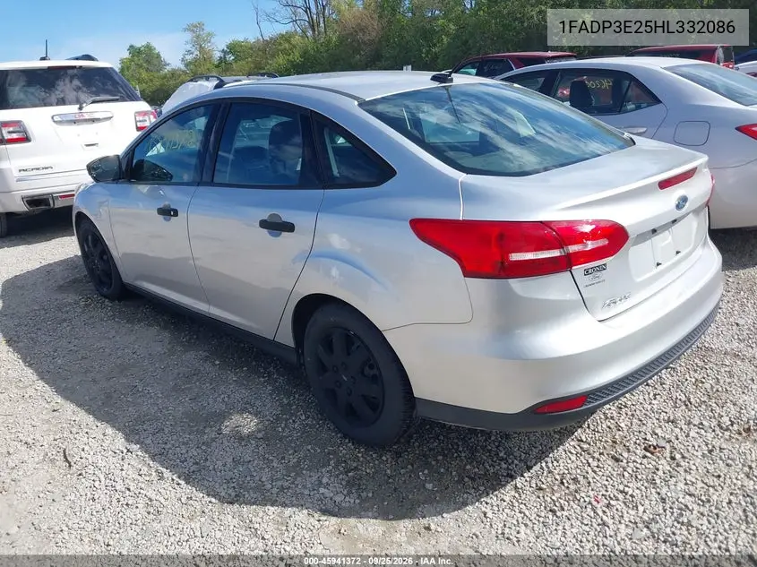 2017 FORD FOCUS VIN 1FADP3E25HL332086 — фото 3
