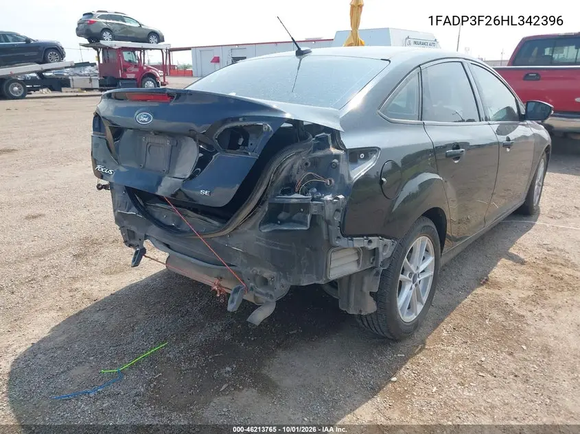 2017 FORD FOCUS VIN 1FADP3F26HL342396 — фото 4
