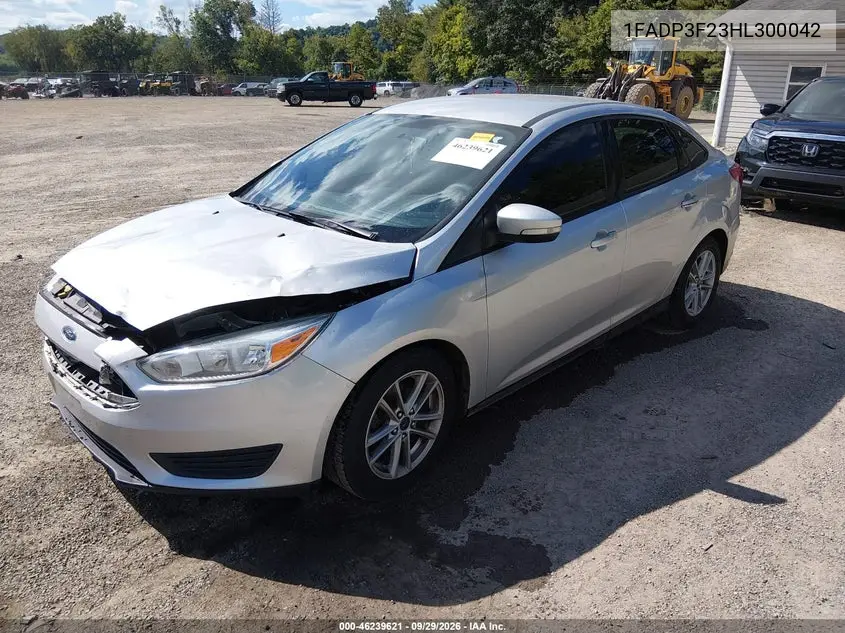 2017 FORD FOCUS VIN 1FADP3F23HL300042 — фото 2