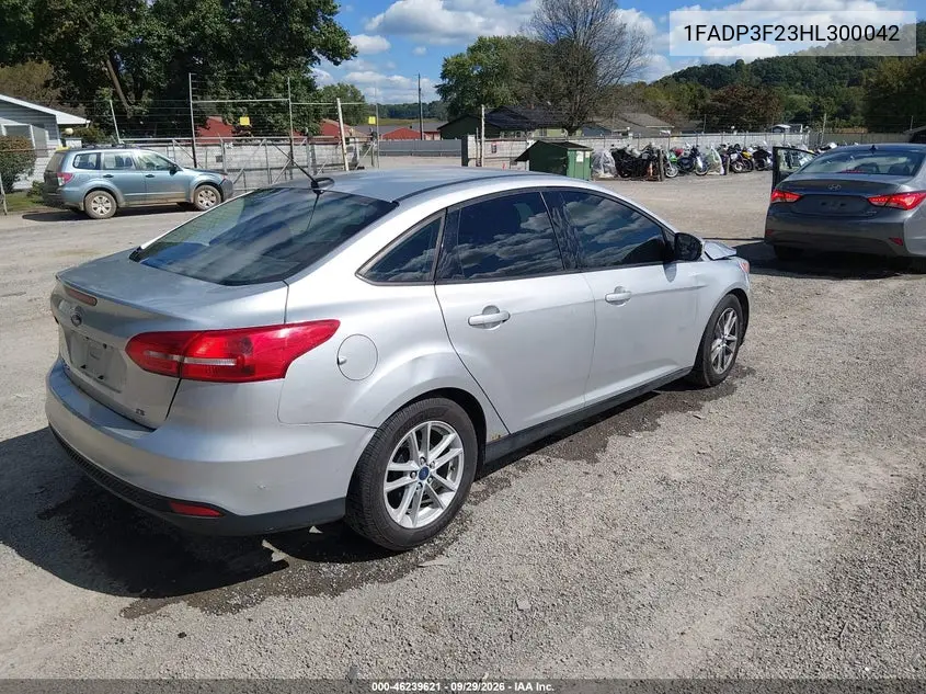 2017 FORD FOCUS VIN 1FADP3F23HL300042 — фото 4