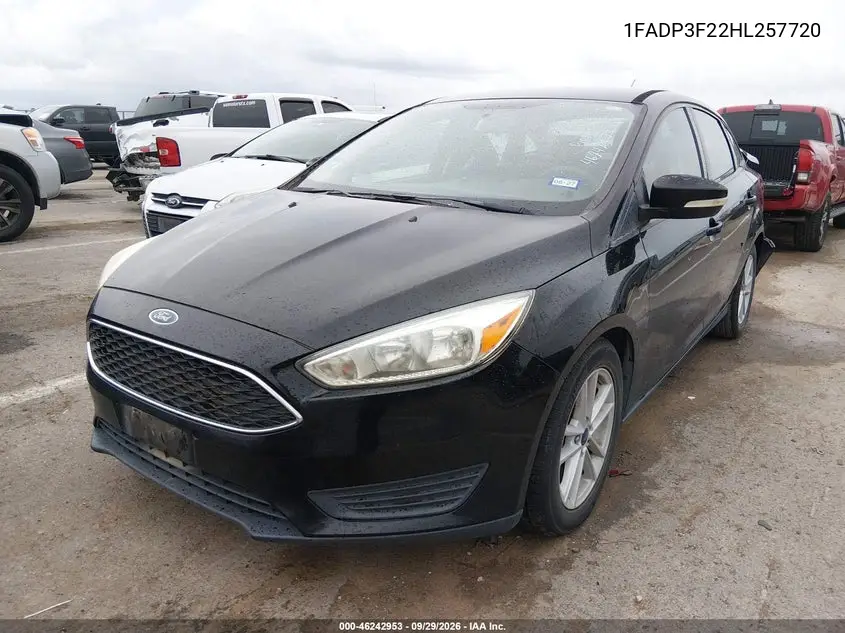 2017 FORD FOCUS VIN 1FADP3F22HL257720 — фото 2